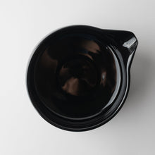 Load image into Gallery viewer, Spouted Black Matcha Bowl