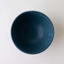 Load image into Gallery viewer, Polka Dot Navy Matcha Bowl

