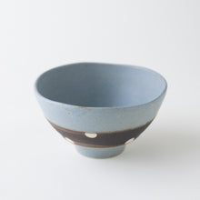 Load image into Gallery viewer, Polka Dot Gray Matcha Bowl
